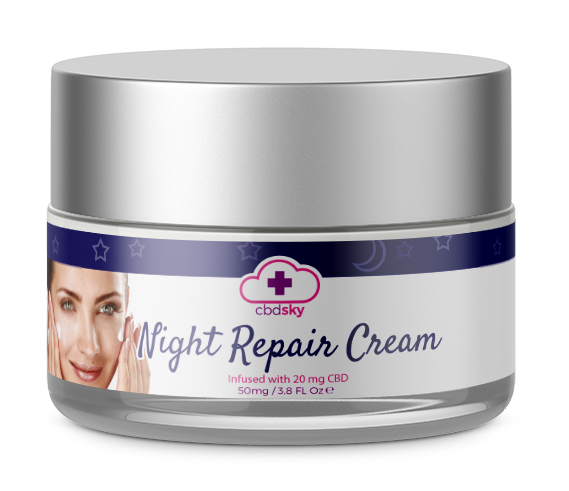 CBD Skin Care Night Repair Cream
