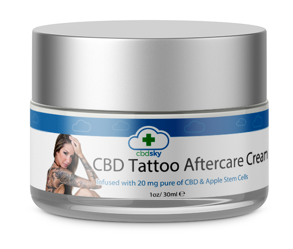 CBD Skin Tattoo Aftercare Cream
